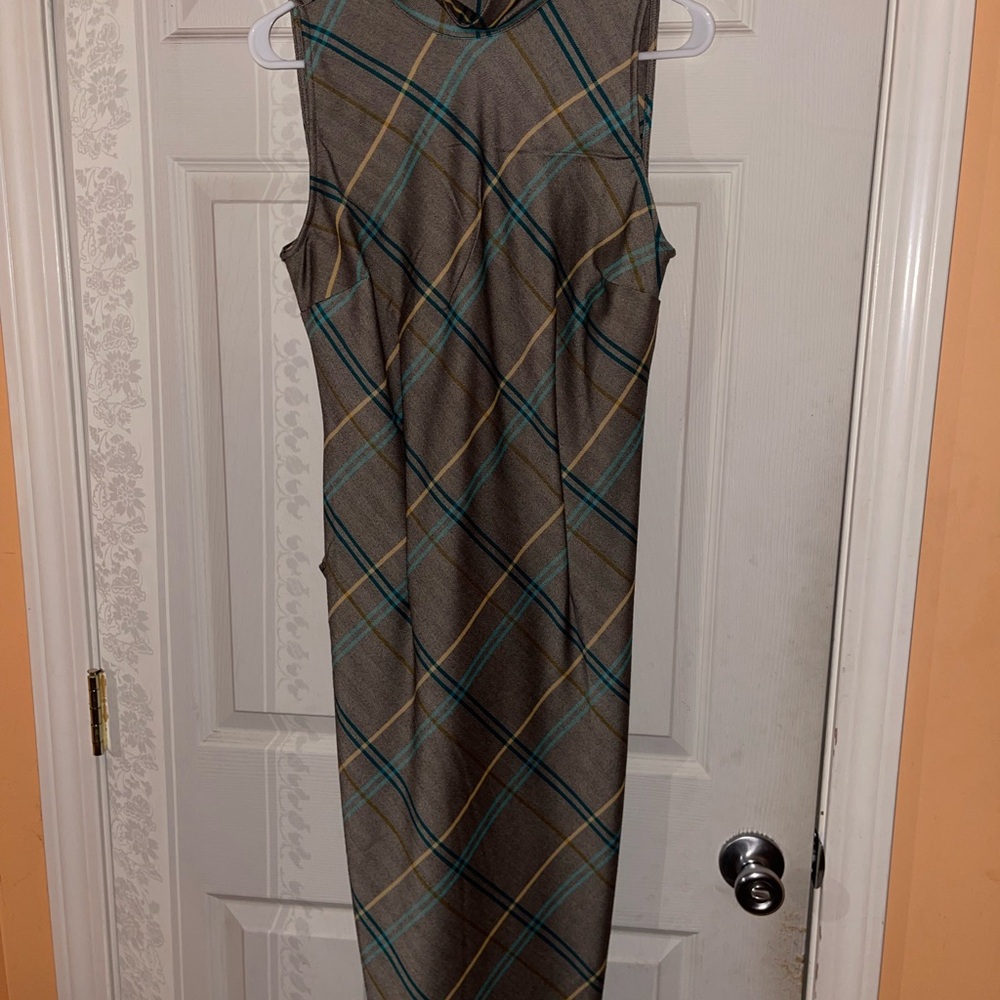 NYC Plaid Sleeveless Dress